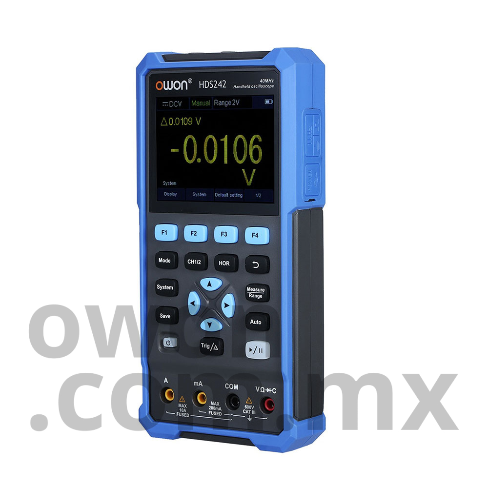 Osciloscopio HDS242 + Multímetro de 2 canales 40MHz